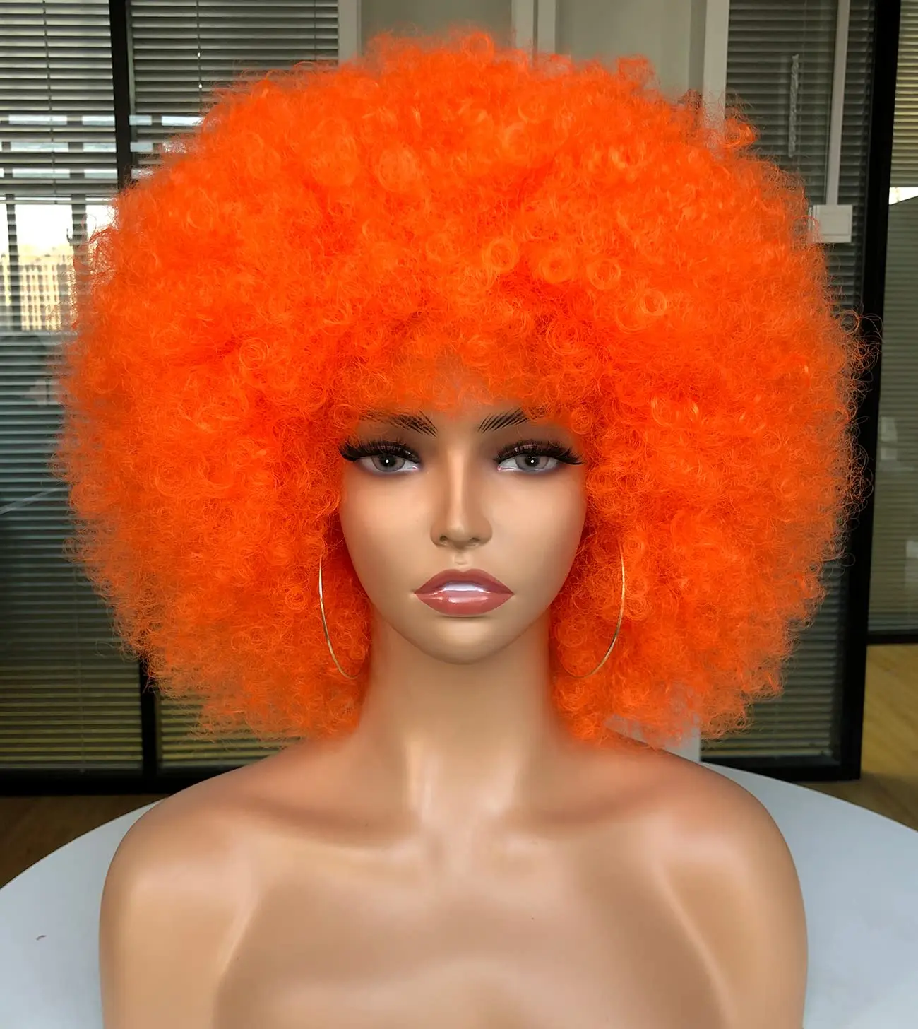 Synthetic Braided Wigs For Black Women - Parrucca Afro parrucca sintetica riccia crespa