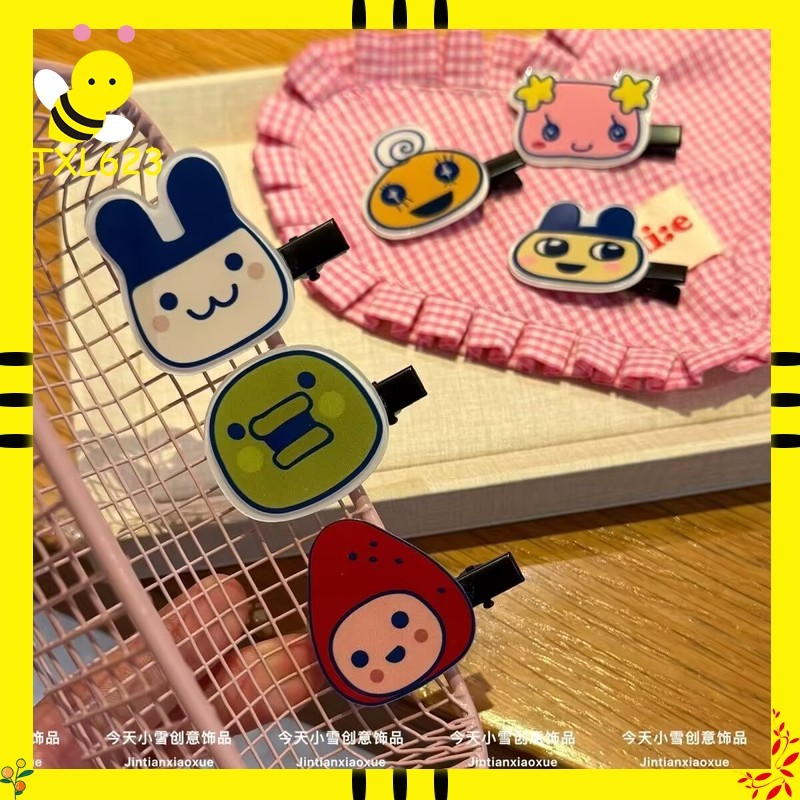 Hair Bundles - Fermaglio per capelli serie Tamagotchi, clip