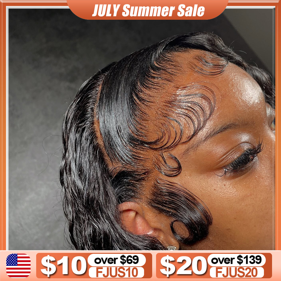 Hd Lace Frontal Wig Human Hair Pre Plucked - Parrucca Frontale Completa 13x4 HD Trasparente