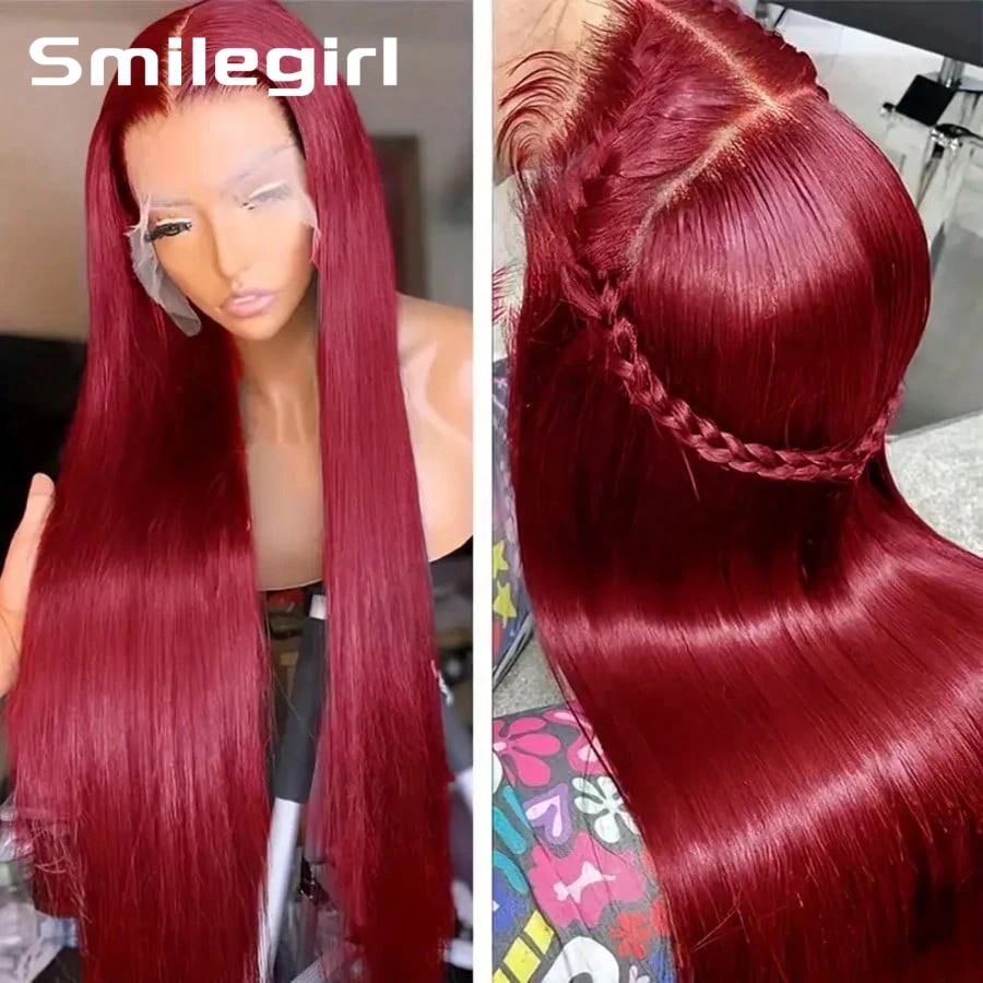 Hd Lace Frontal Wig Human Hair Pre Plucked - Parrucca in Capelli Umani Lisci con