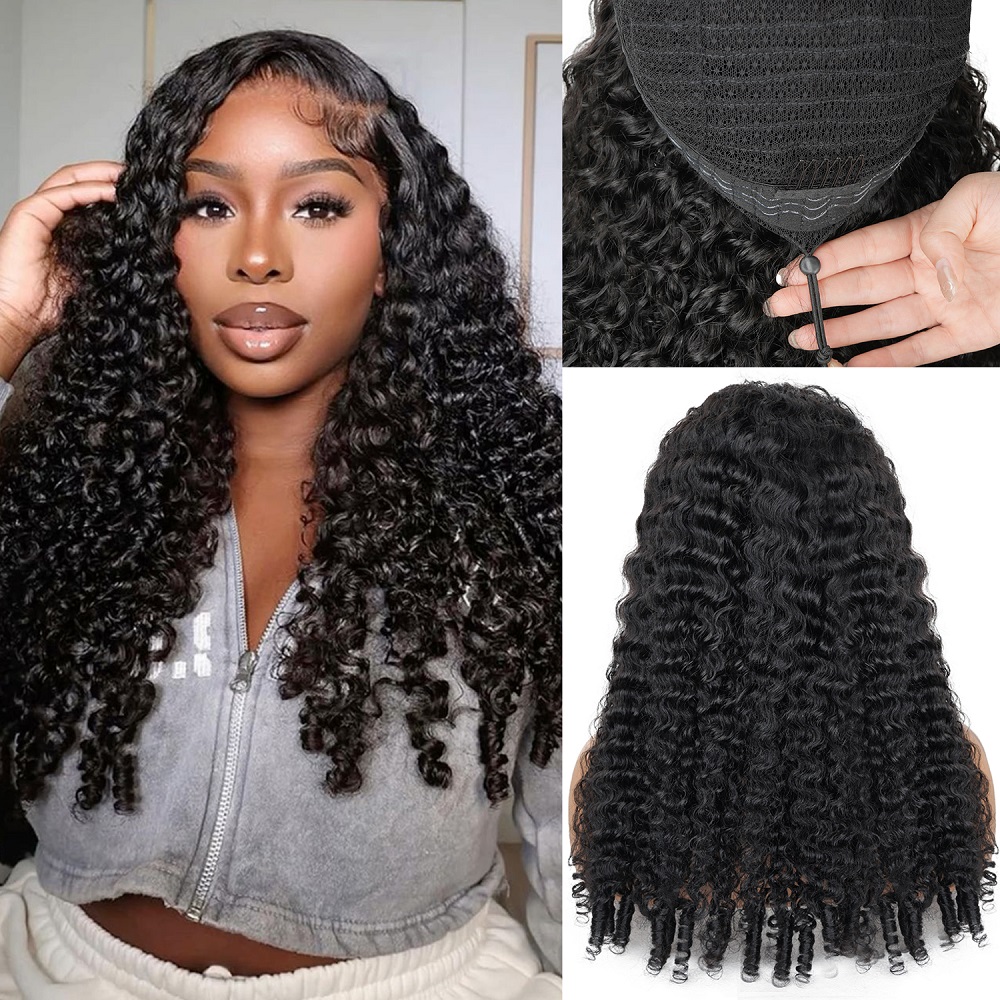 Human Hair Wigs - Parrucche in capelli umani ricci naturali