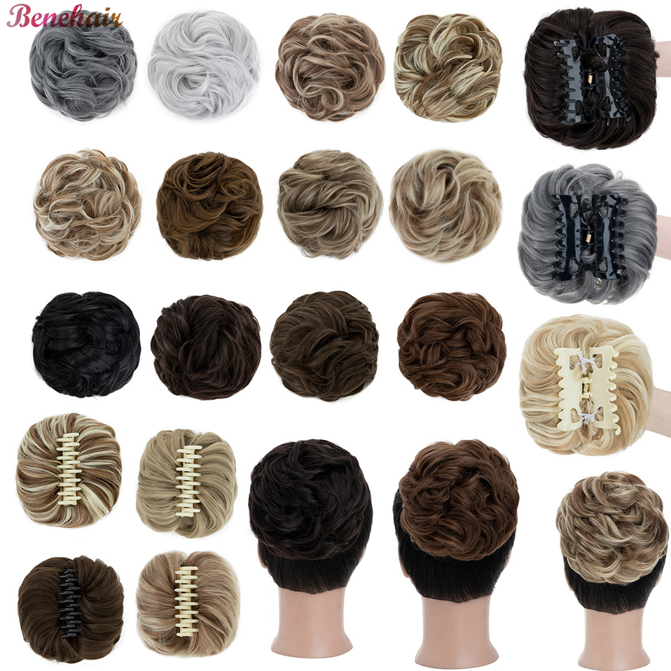Claw Clip Messy Bun Hair Piece - Benehair disordinato capelli panino artiglio sintetico