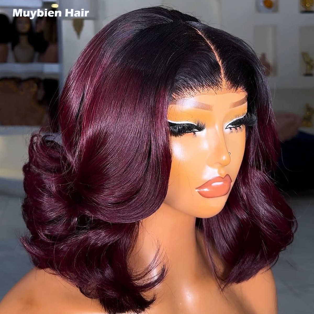 Glueless Wear And Go Human Hair Wig - Parrucca Bob Senza Colla Pronta da