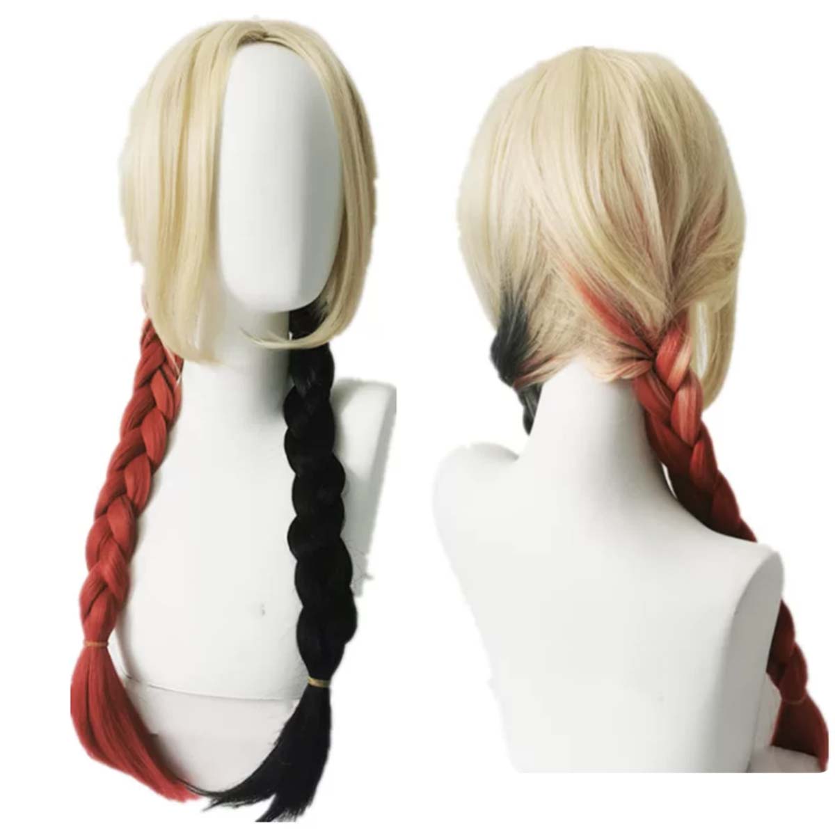 Synthetic Braided Wigs For Black Women - Parrucca da Cosplay Quinn per Donne,