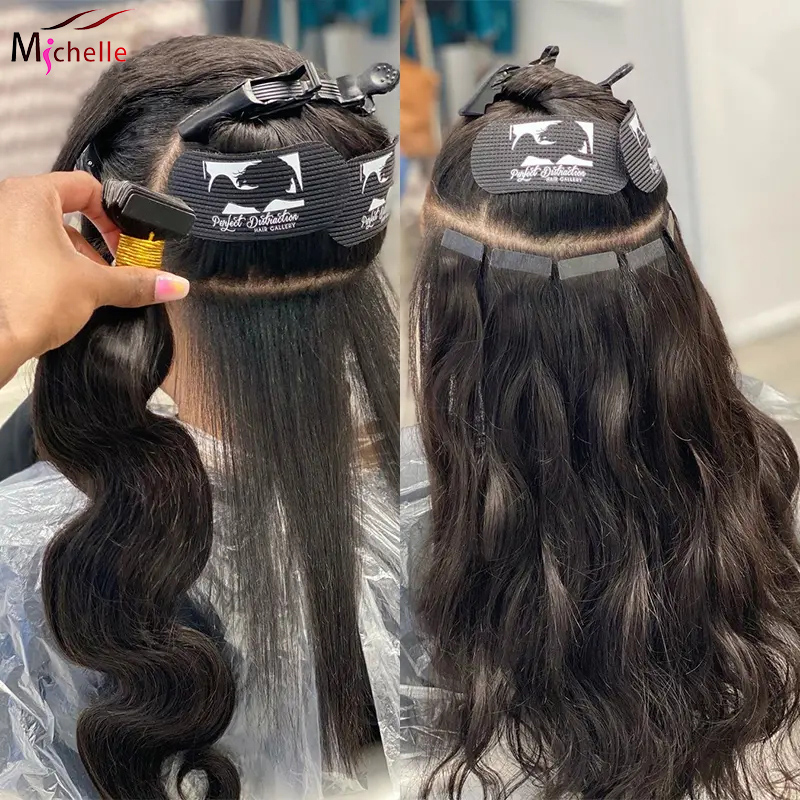 Invisible Tape In Extensions Real Hair - Extensioni per capelli umani con nastro