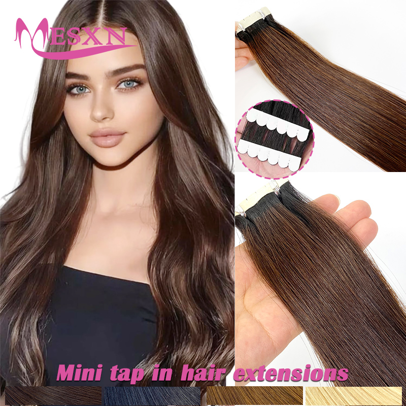 Invisible Tape In Extensions Real Hair - Mini Extension di Capelli Umani con