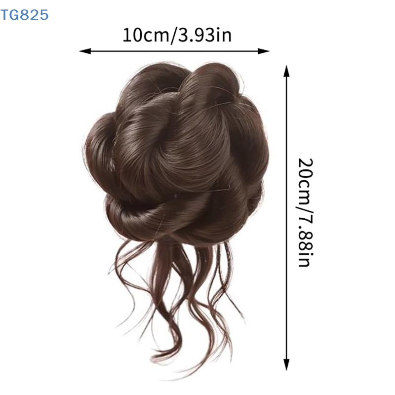 Claw Clip Messy Bun Hair Piece - Nuovo Chignon Sintetico a Coda di