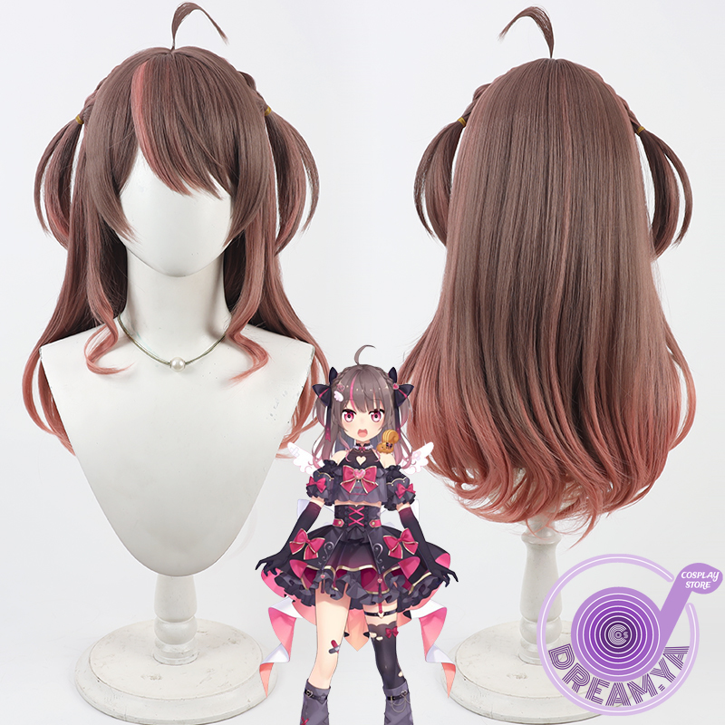 Synthetic Wigs - Parrucca cosplay Natsuiro Matsuri Vtuber Marrone