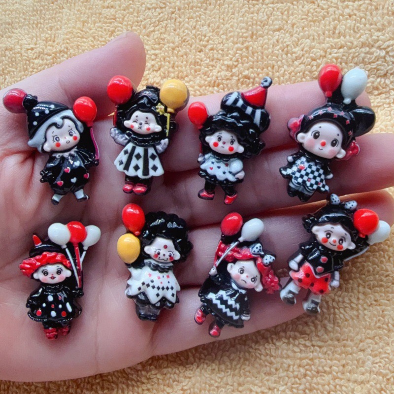 Hair Clips - 12 Pezzi Palloncini Joker, Accessori in
