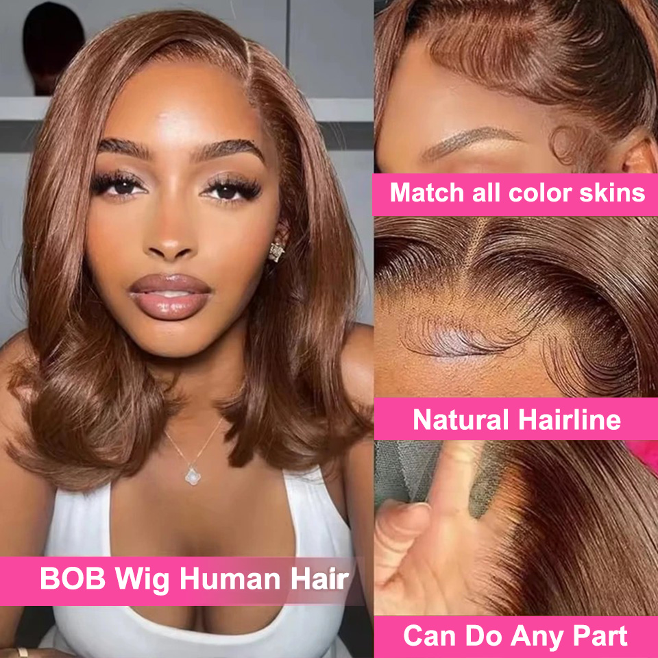 Parrucca Bob diritta color cio - Glueless Wear And Go Human Hair Wig recensione e prezzo
