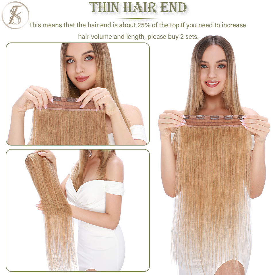 TESS Clip nelle estensioni dei - Seamless Clip In Hair Extensions Human Hair recensione e prezzo