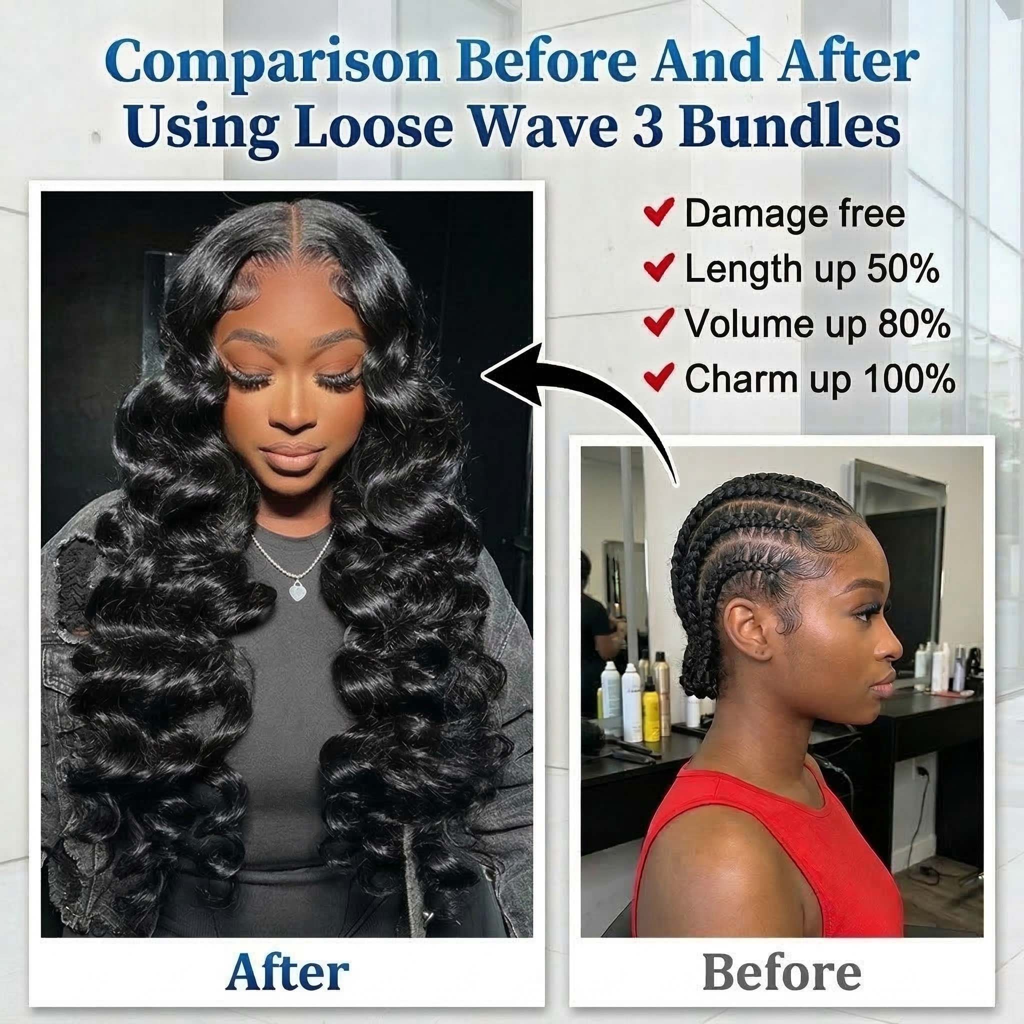 Extensioni di capelli umani ve - Deep Wave 3 Bundles With Closure recensione e prezzo