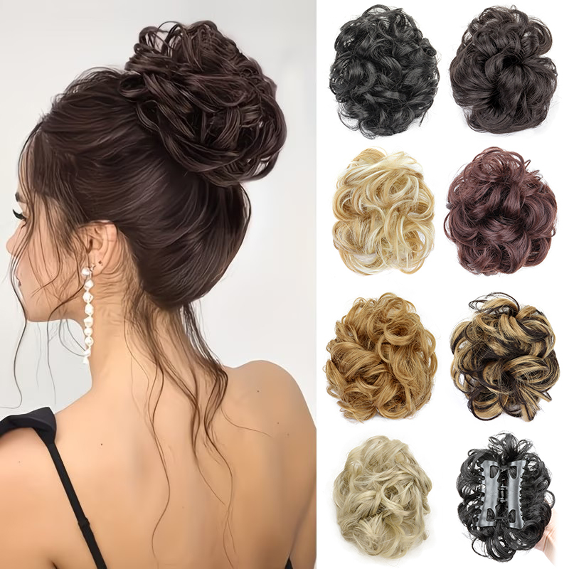 Chignon Sintetico a Coda di Ca - Claw Clip Messy Bun Hair Piece recensione e prezzo