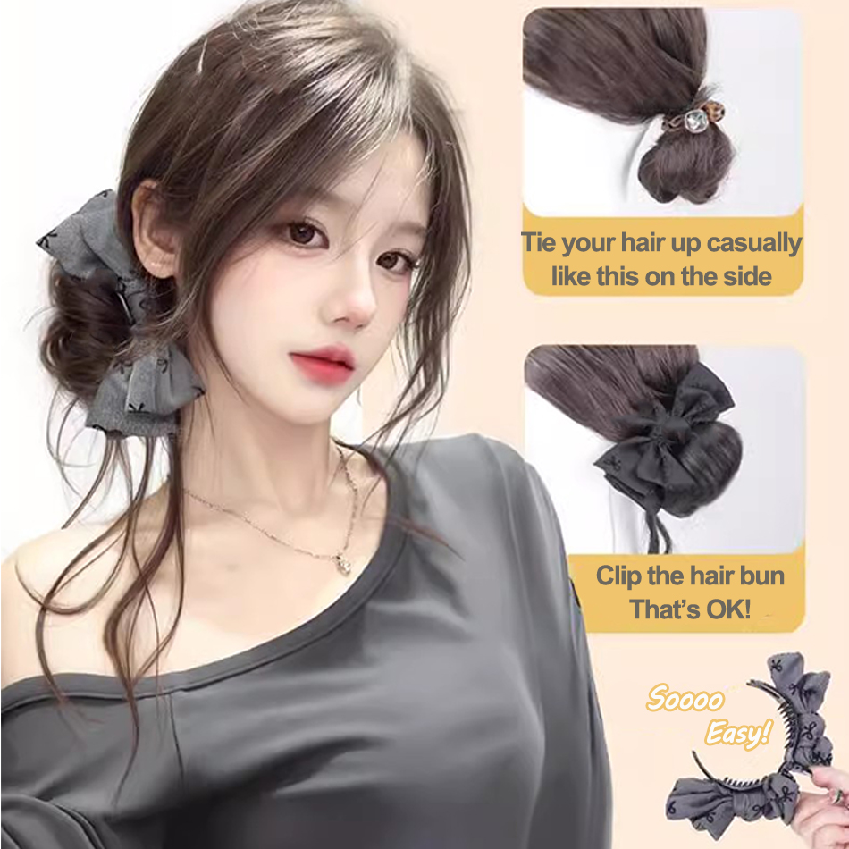 Estensione dei capelli sinteti - Claw Clip Messy Bun Hair Piece recensione e prezzo