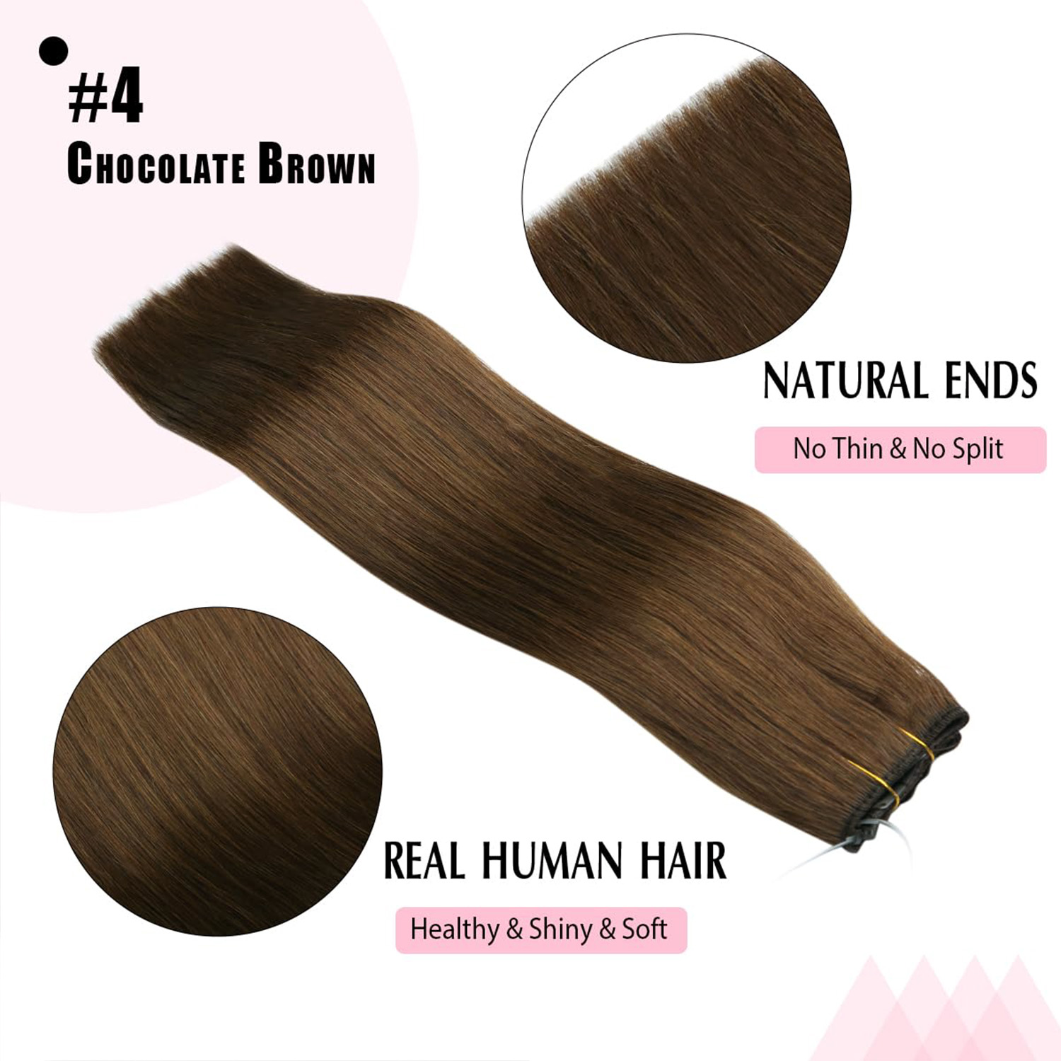 Extension per capelli invisibi - Seamless Clip In Hair Extensions Human Hair recensione e prezzo