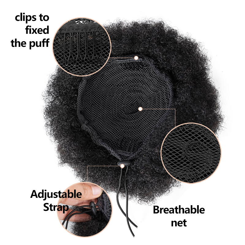 8 pollici Afro Puff Coulisse C - Drawstring Afro Curly Puff Ponytail recensione e prezzo
