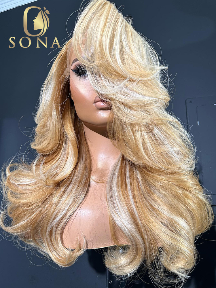 613 #   27 #   Parrucca in Cap - 613 Blonde Body Wave Lace Front Wig recensione e prezzo