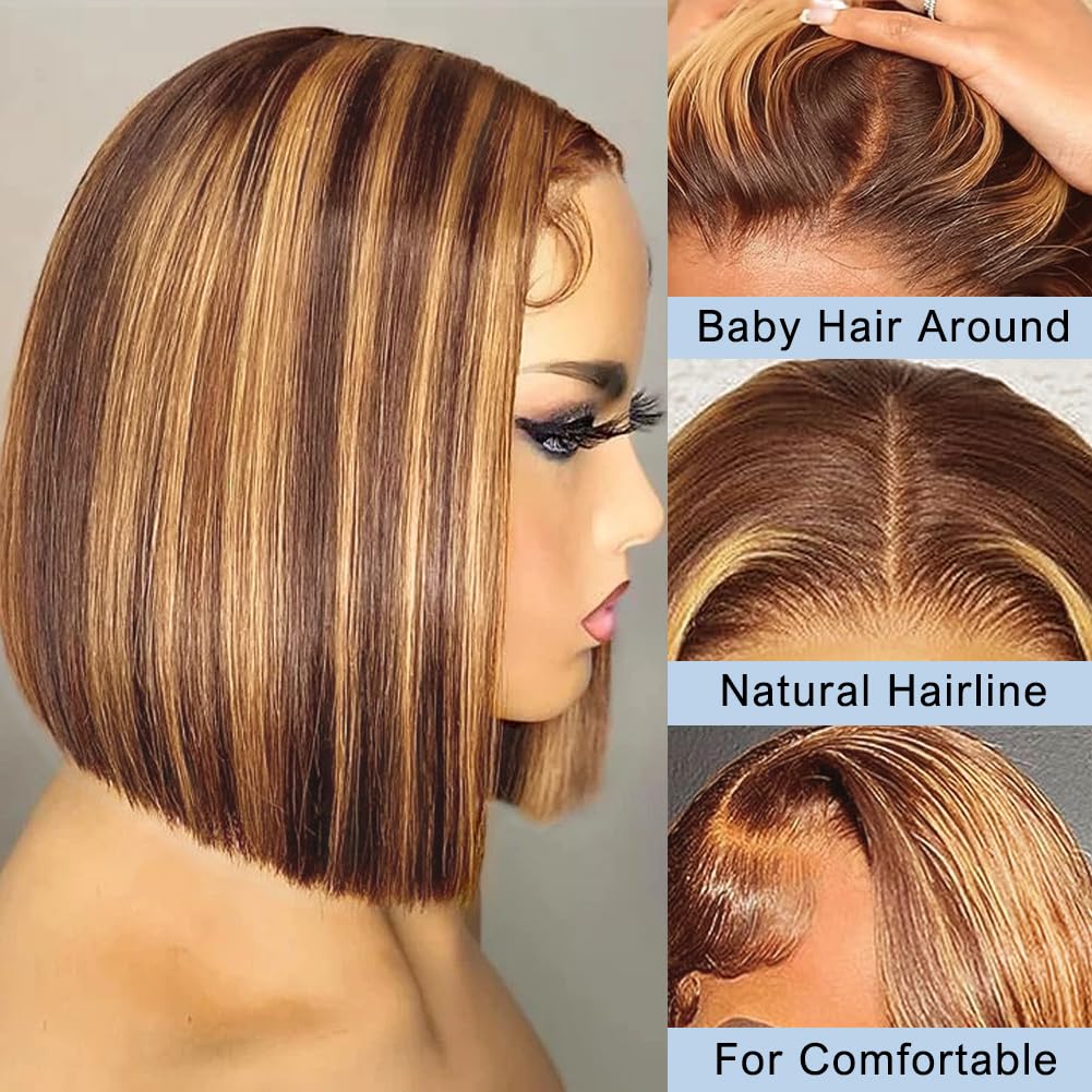 Parrucca Bob in Capelli Umani  - Pre Parted 13X4 Lace Front Bob Wig recensione e prezzo