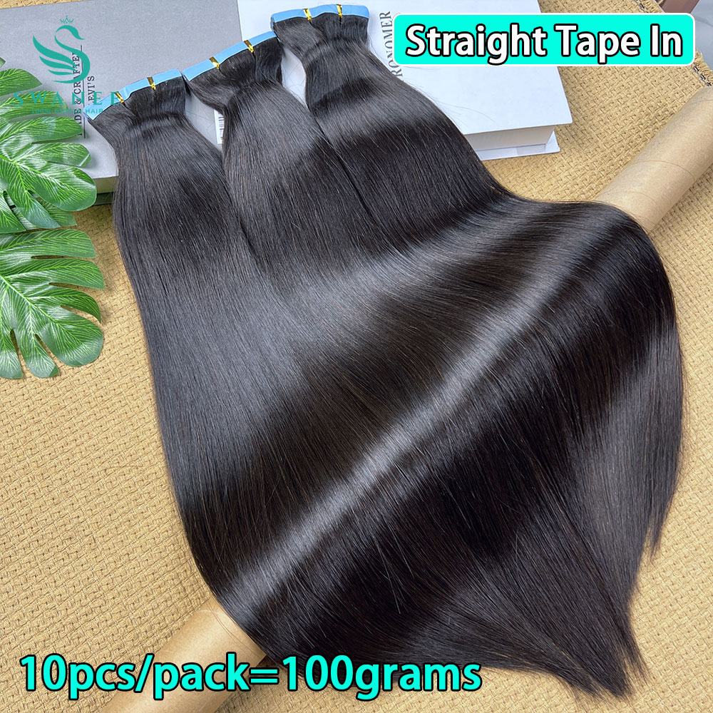 Mini nastro dritto nelle esten - Invisible Tape In Extensions Real Hair recensione e prezzo