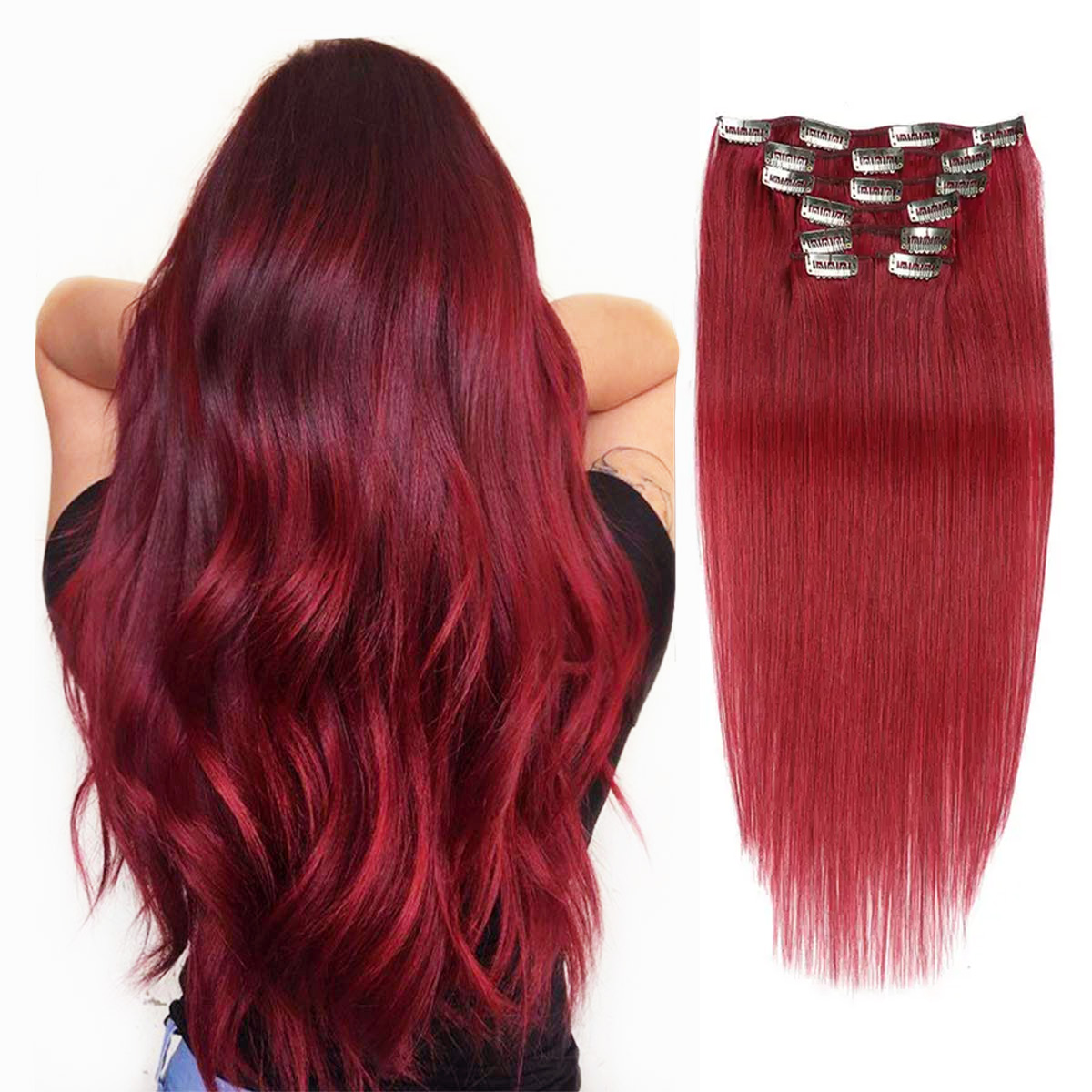 Clip nell'estensione dei capel - Seamless Clip In Hair Extensions Human Hair recensione e prezzo