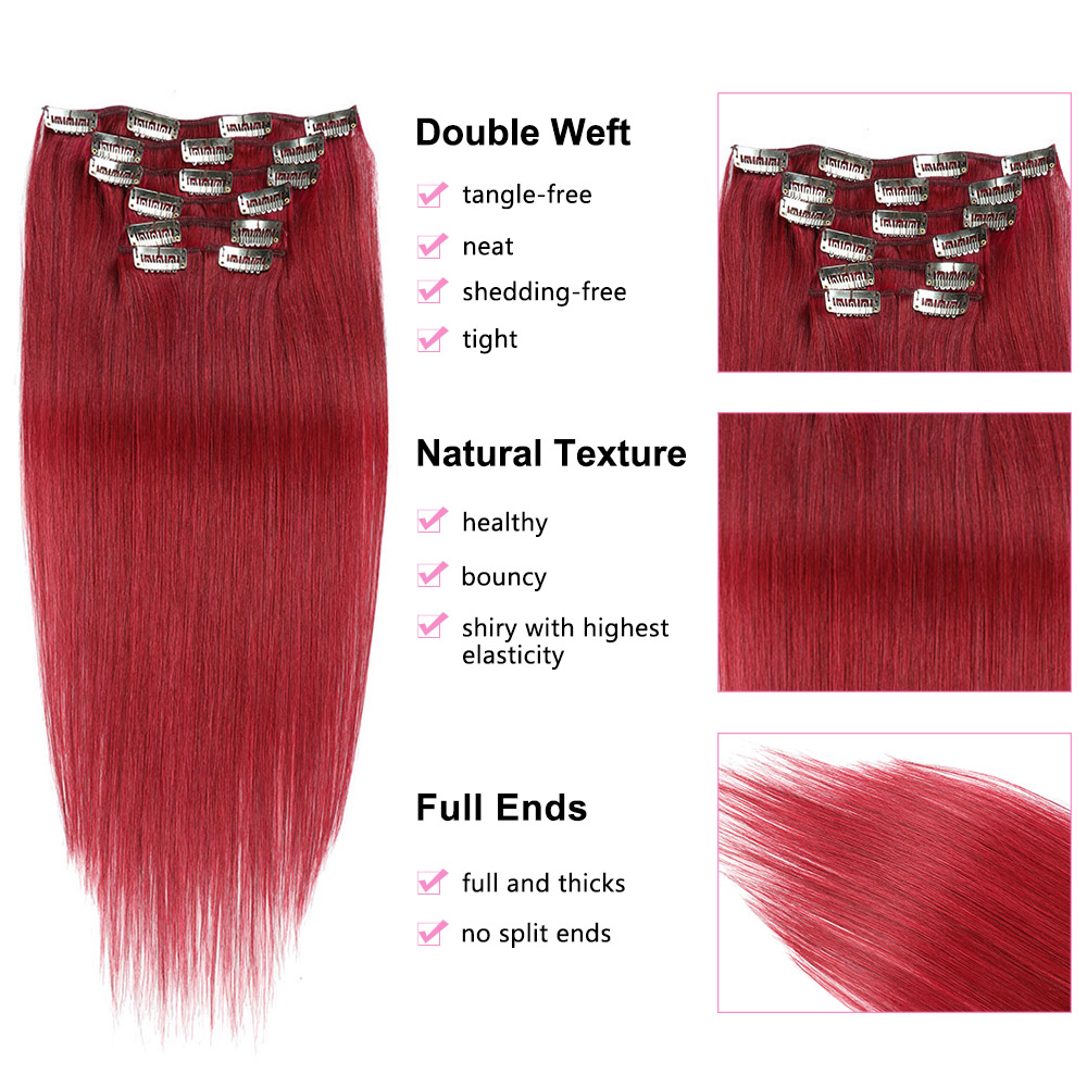 Clip nell'estensione dei capel - Seamless Clip In Hair Extensions Human Hair recensione e prezzo