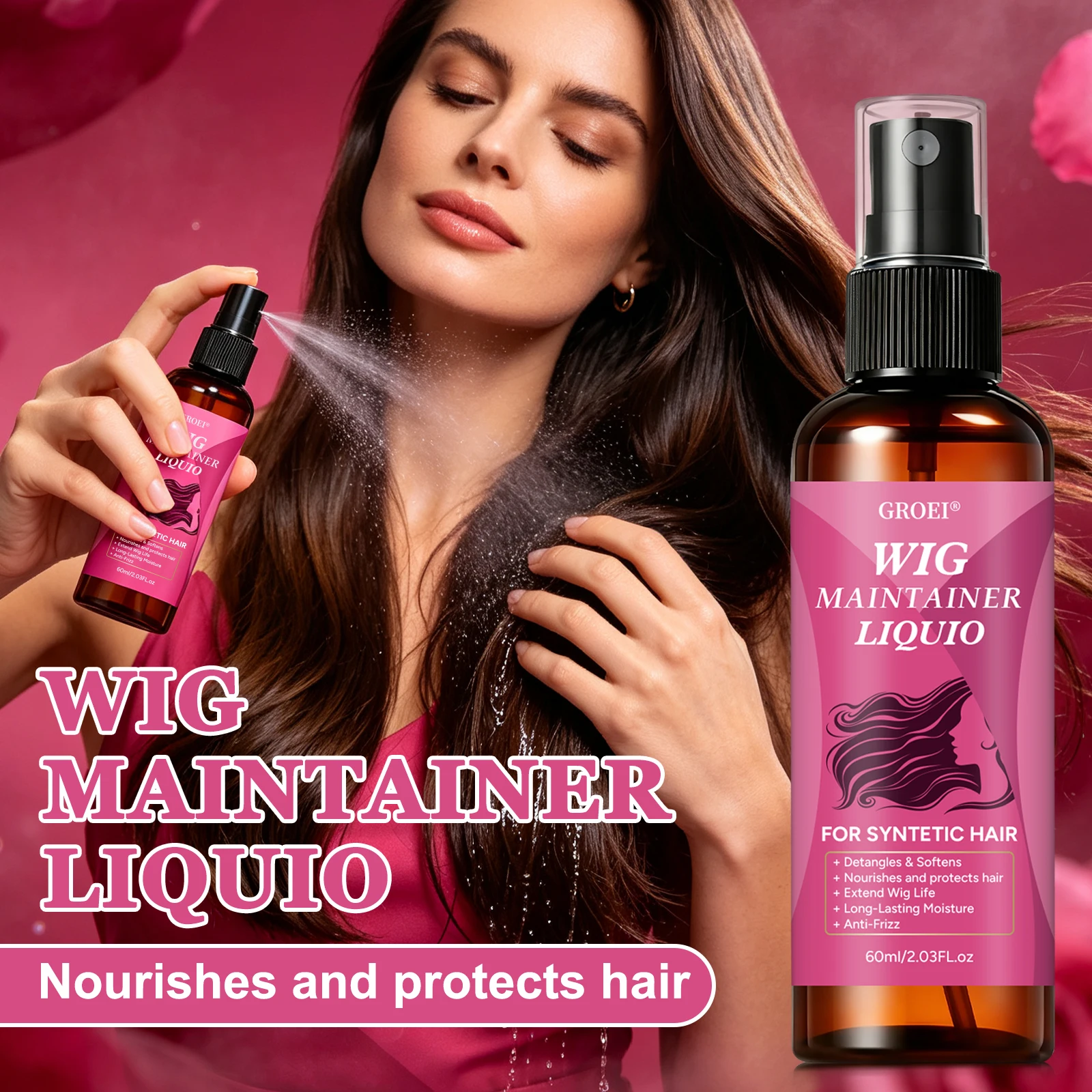 GROEI Spray Anti-Crespo per Pa - Synthetic Wigs recensione e prezzo