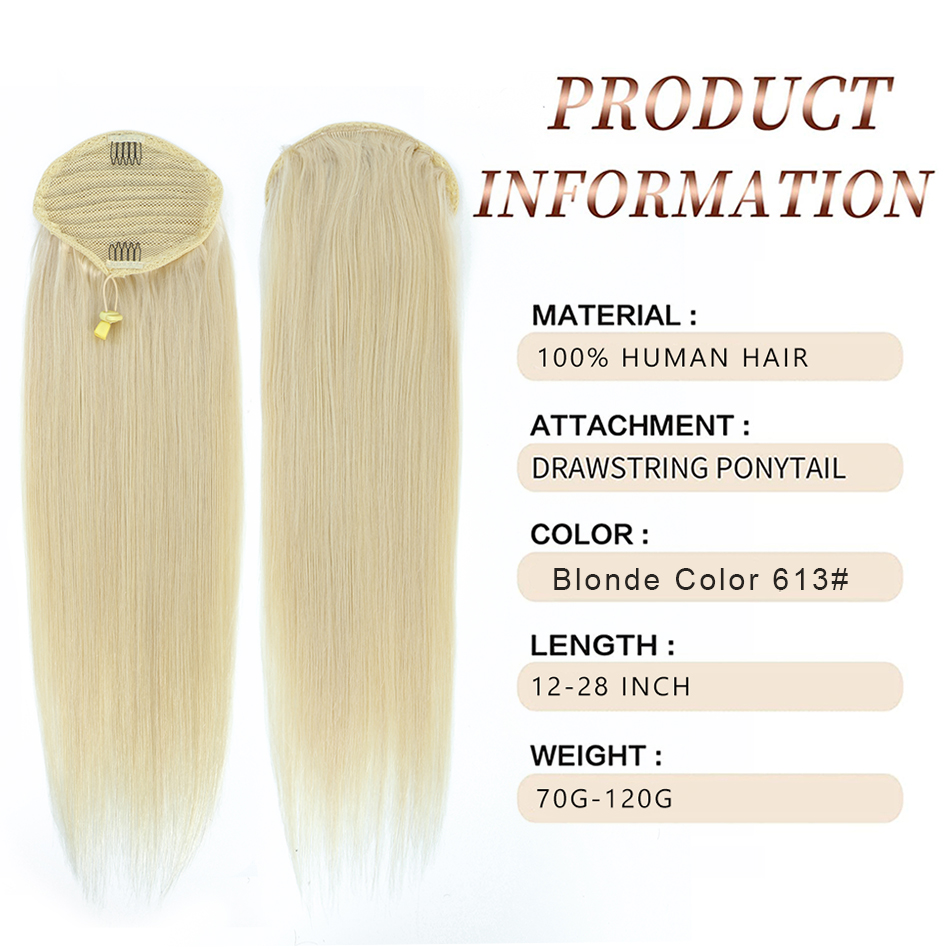SOVO Coulisse Coda di cavallo  - Seamless Clip In Hair Extensions Human Hair recensione e prezzo