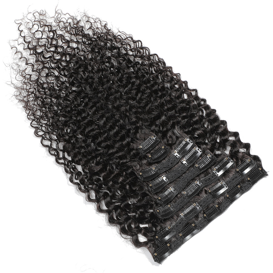 Extensioni per capelli ricci N - Seamless Clip In Hair Extensions Human Hair recensione e prezzo