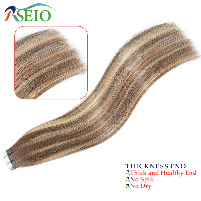 Nastro dritto RSEIO nelle este - Invisible Tape In Extensions Real Hair recensione e prezzo