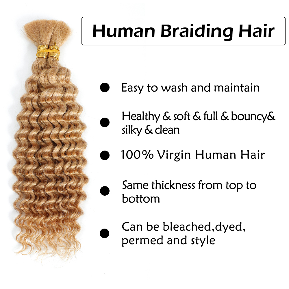 Capelli intrecciati umani 2 bu - Water Wave Bulk Human Hair For Braiding recensione e prezzo