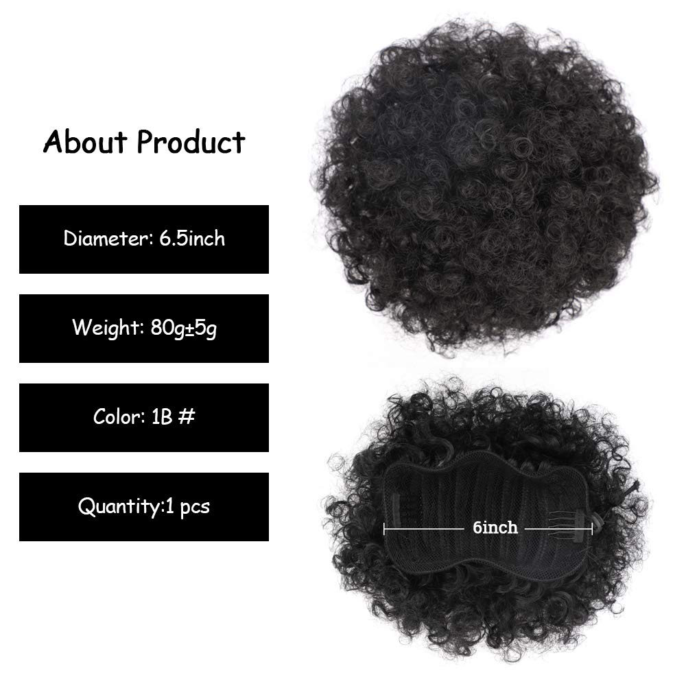 6 pollici Afro Puff Coulisse C - Drawstring Afro Curly Puff Ponytail recensione e prezzo