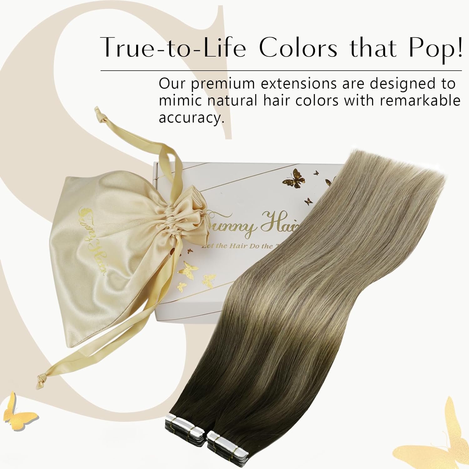 Extension per capelli VeSunny  - Invisible Tape In Extensions Real Hair recensione e prezzo