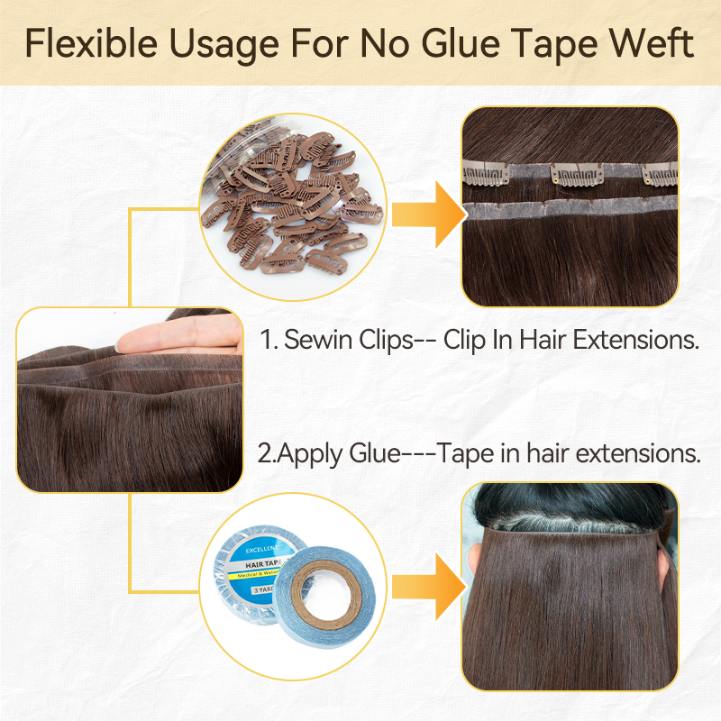 Nastro lungo invisibile Trama  - Invisible Tape In Extensions Real Hair recensione e prezzo