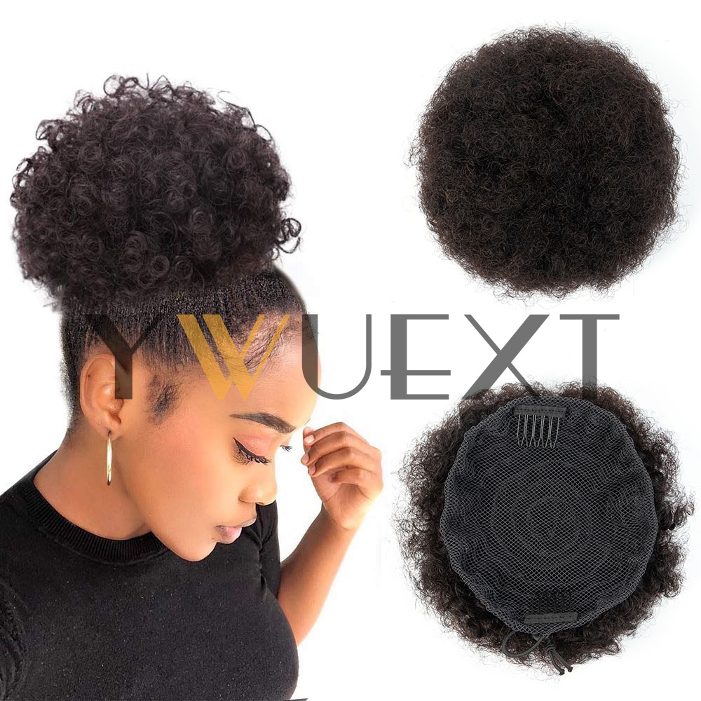 Coda di cavallo afro puff 4-6  - Drawstring Afro Curly Puff Ponytail recensione e prezzo
