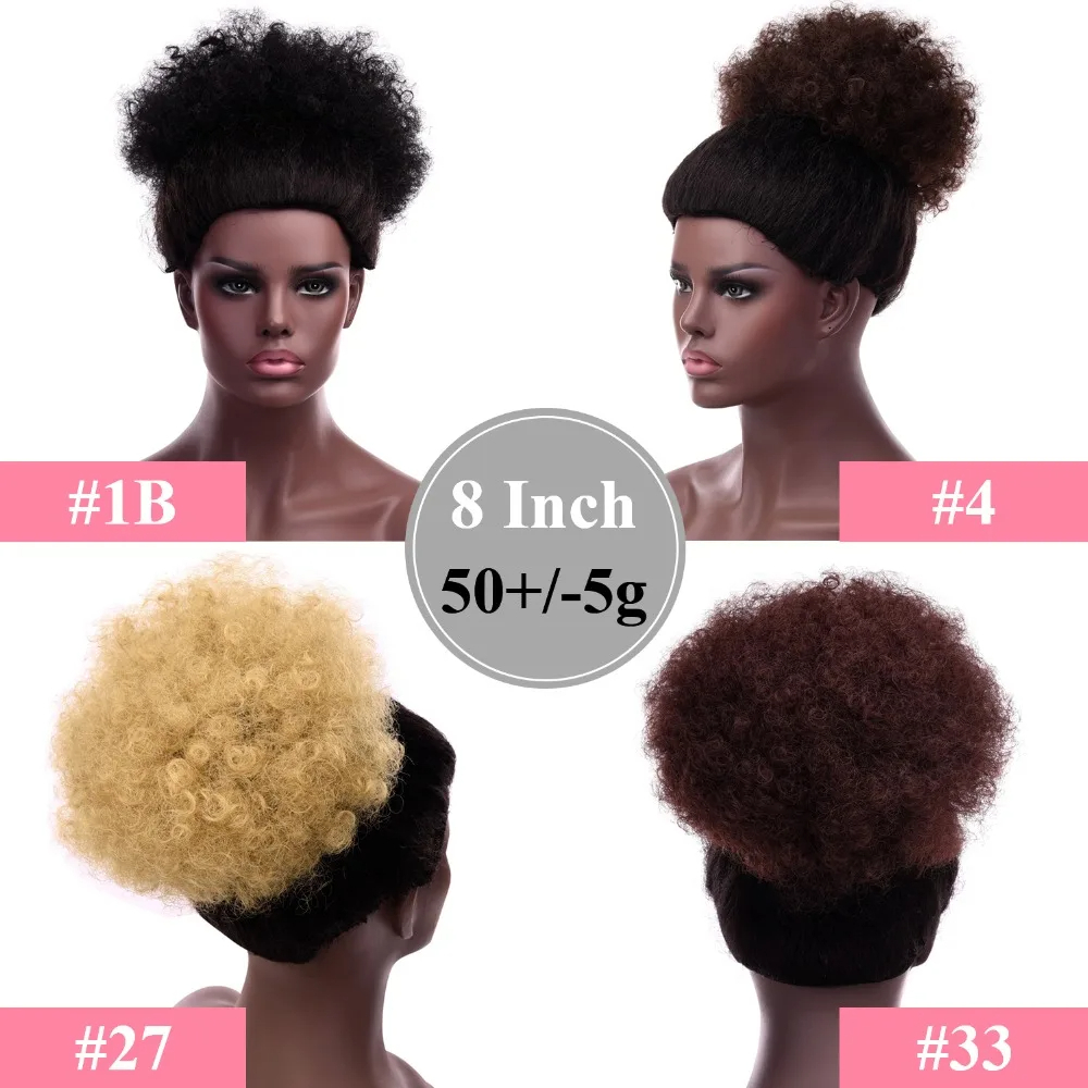 Coda di cavallo afro con couli - Drawstring Afro Curly Puff Ponytail recensione e prezzo