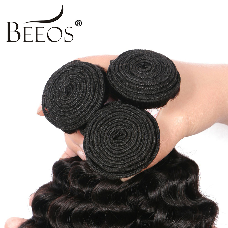 BEEOS Natural Deep Wave Bundle - Deep Wave 3 Bundles With Closure recensione e prezzo