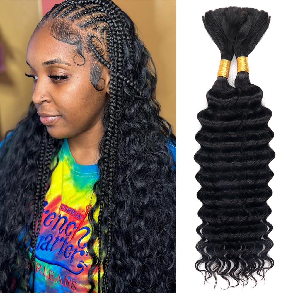 Capelli Umani Vergini a Onda P - Water Wave Bulk Human Hair For Braiding recensione e prezzo