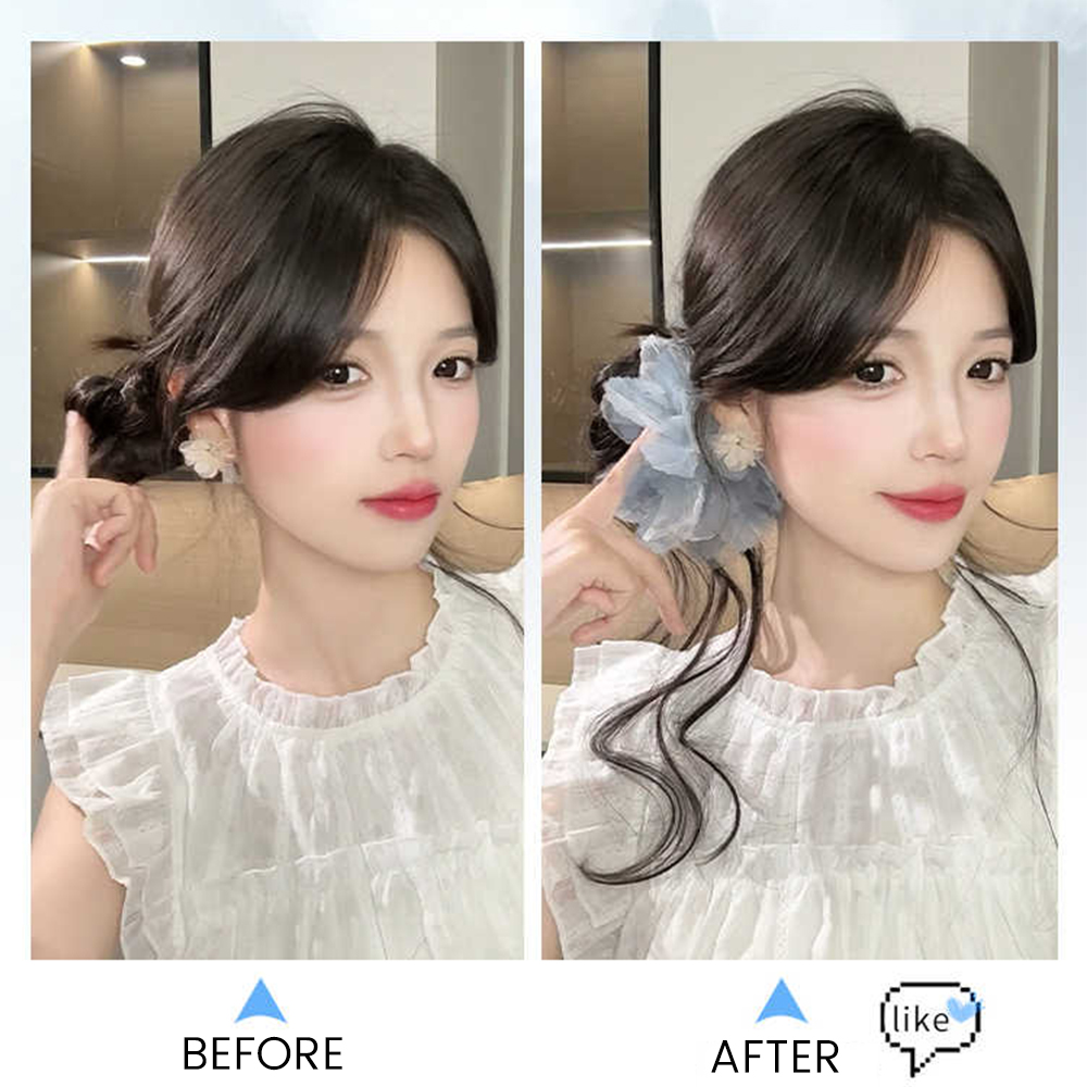 Chignon sintetico corto ondula - Claw Clip Messy Bun Hair Piece recensione e prezzo