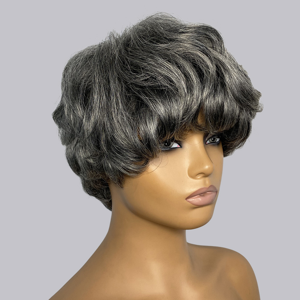 Parrucche per capelli umani co - Short Pixie Cut Wig Human Hair Cheap recensione e prezzo