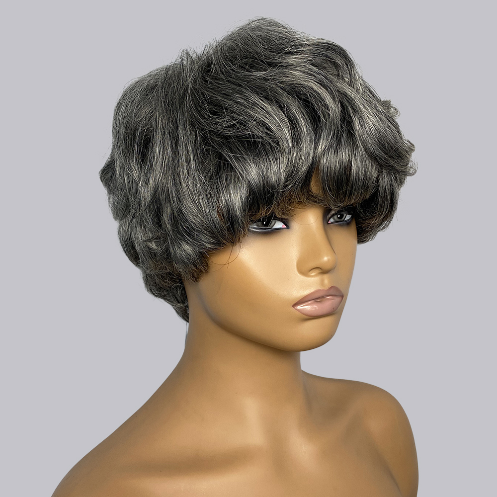 Parrucche per capelli umani co - Short Pixie Cut Wig Human Hair Cheap recensione e prezzo