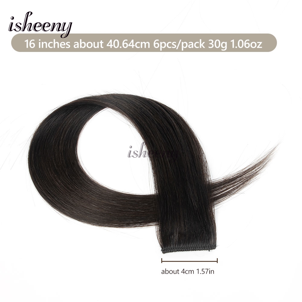 Isheeny 6 Pezzi Mini Extension - Seamless Clip In Hair Extensions Human Hair recensione e prezzo