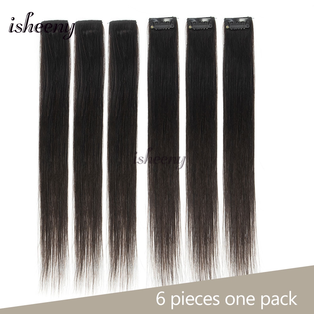 Isheeny 6 Pezzi Mini Extension - Seamless Clip In Hair Extensions Human Hair recensione e prezzo