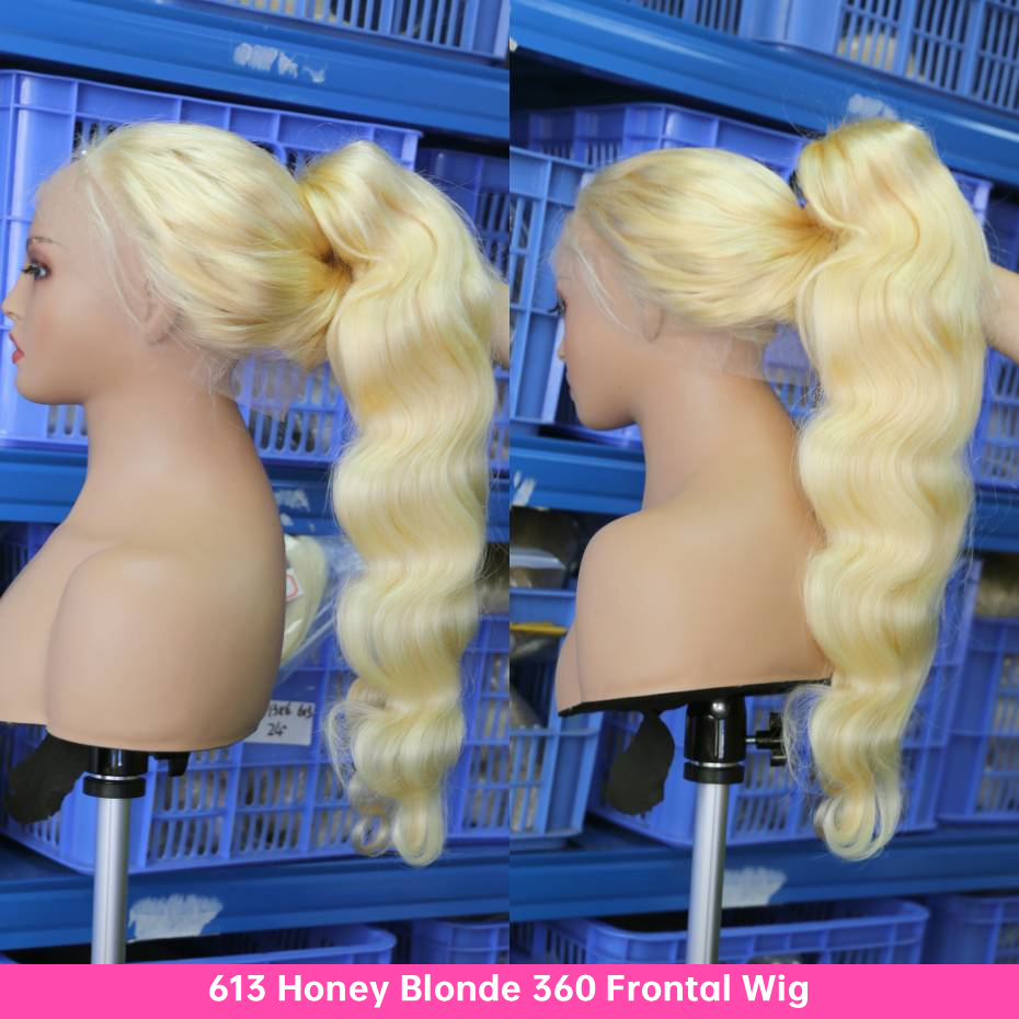 Parrucca in Capelli Umani Bion - 613 Blonde Body Wave Lace Front Wig recensione e prezzo