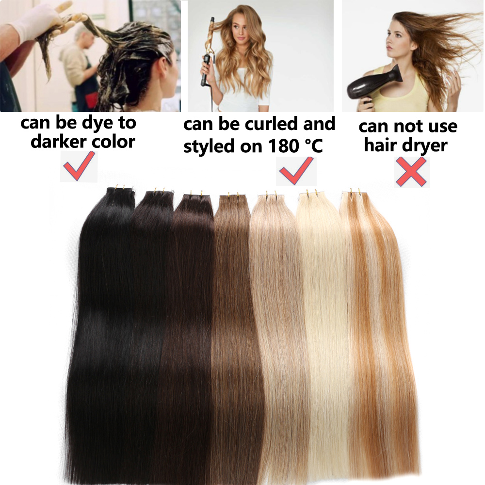 Nastro BHF nelle estensioni de - Invisible Tape In Extensions Real Hair recensione e prezzo